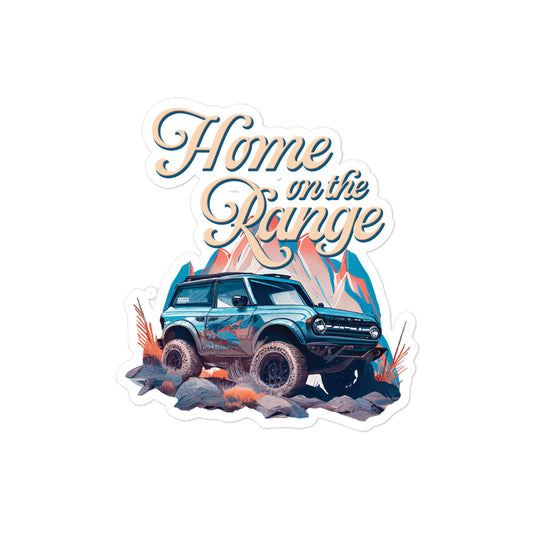 Home On The Range Bubble-free stickers