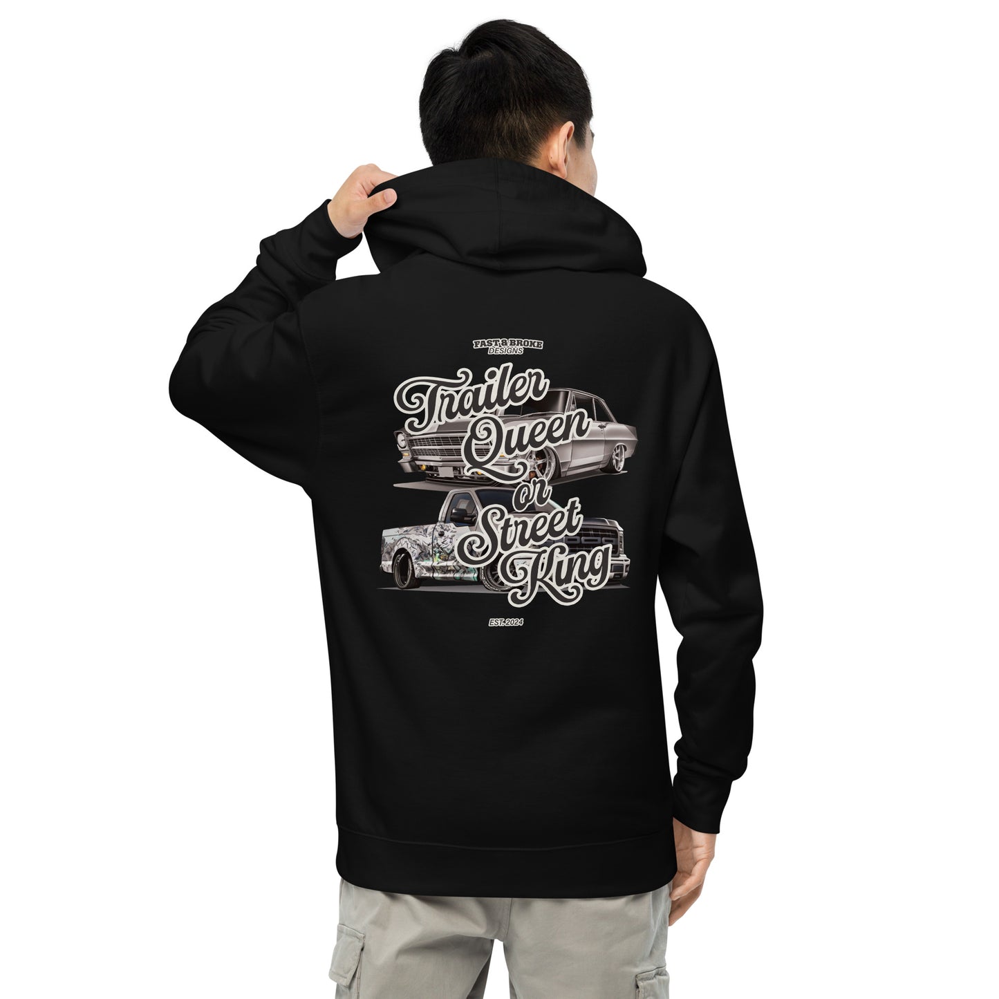 Trailer Queen or Street King Unisex midweight hoodie