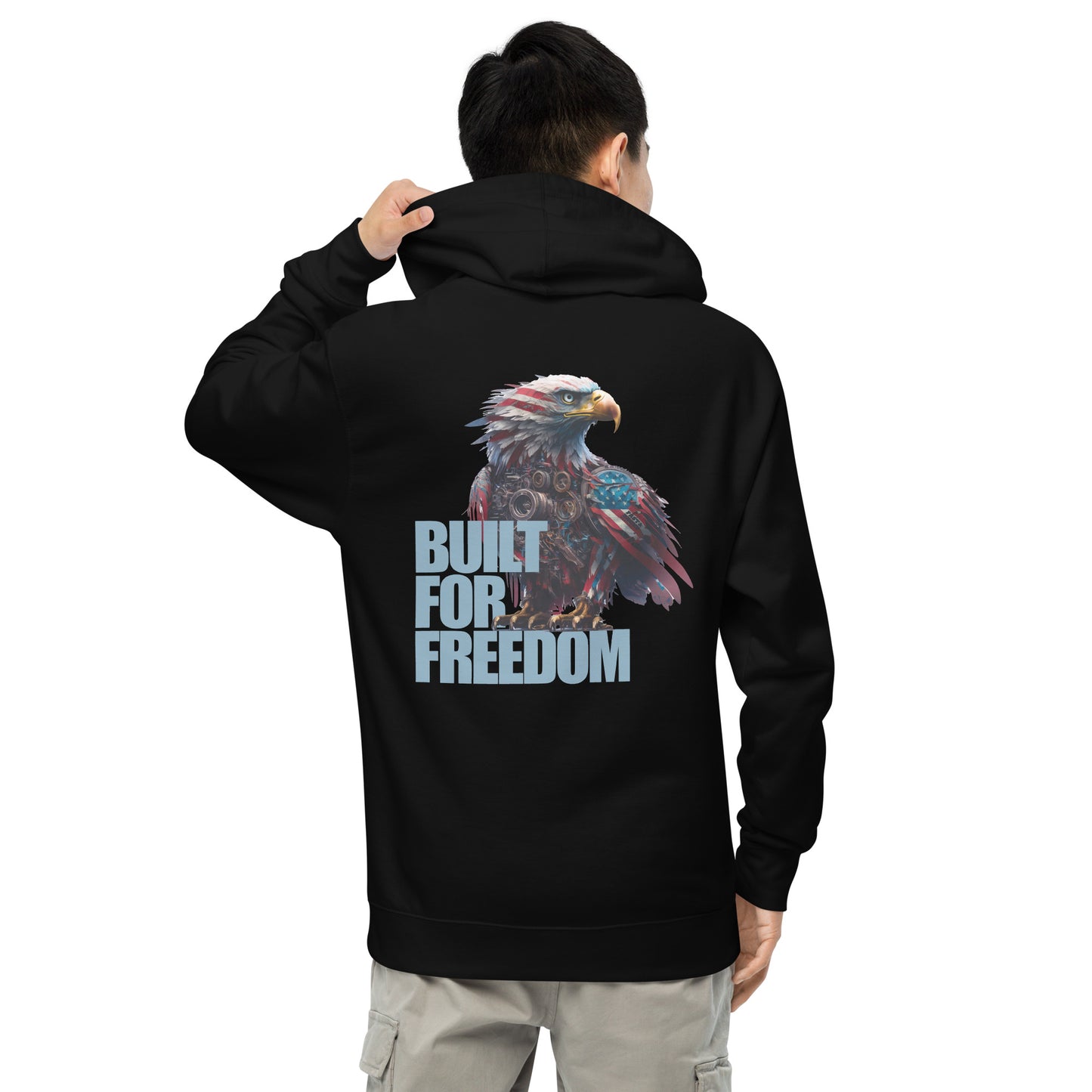 Built For Freedom Unisex midweight hoodie