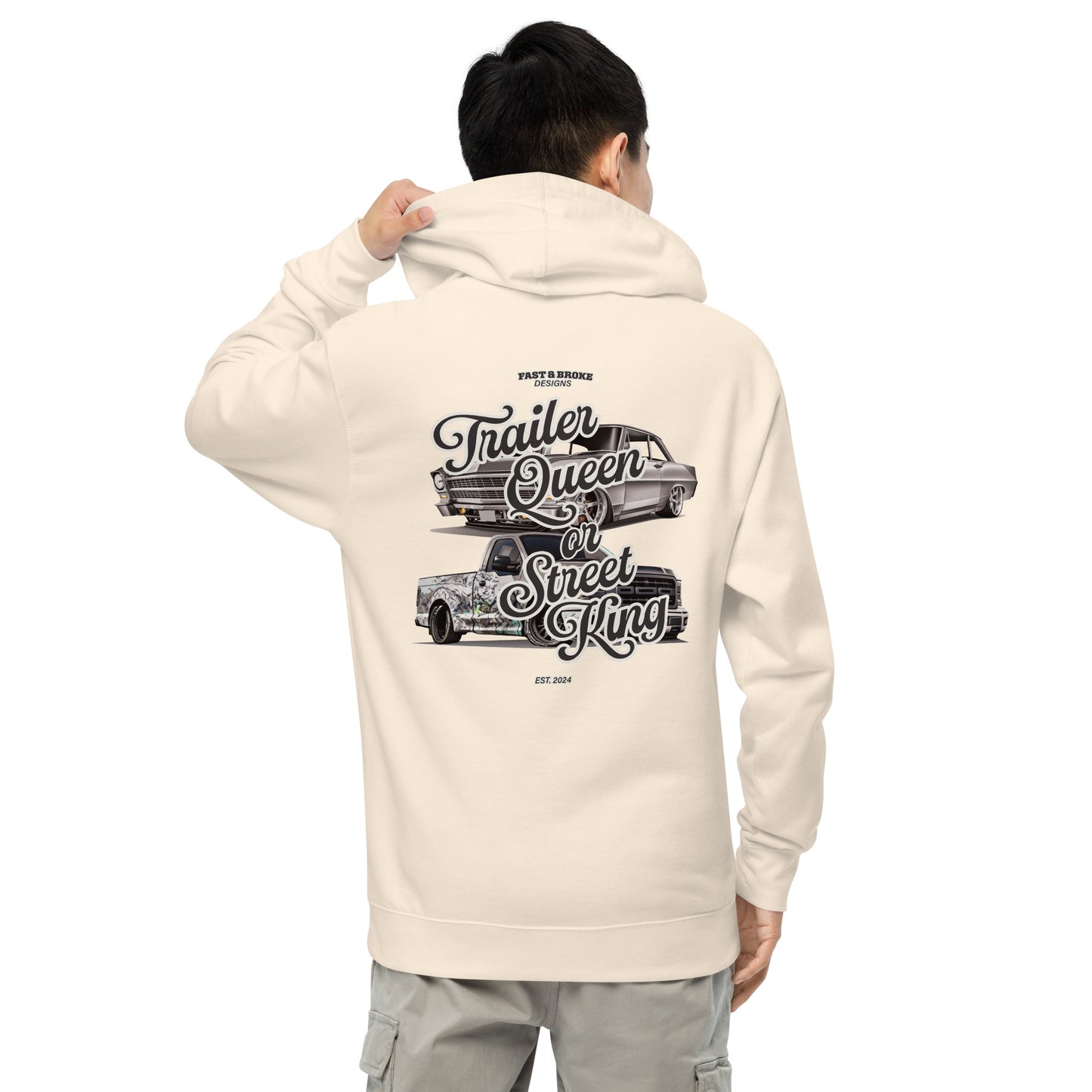 Trailer Queen or Street King Unisex midweight hoodie