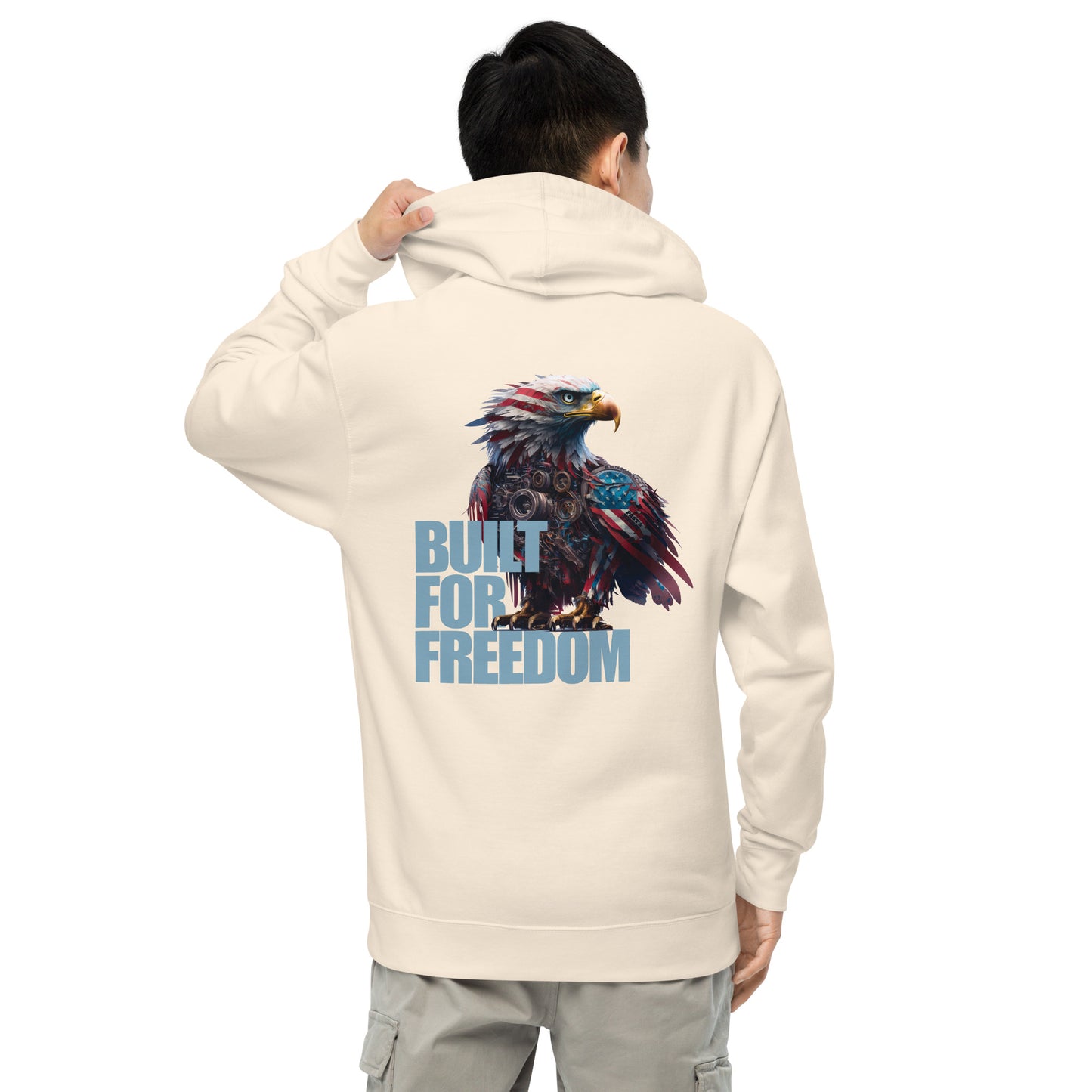 Built For Freedom Unisex midweight hoodie