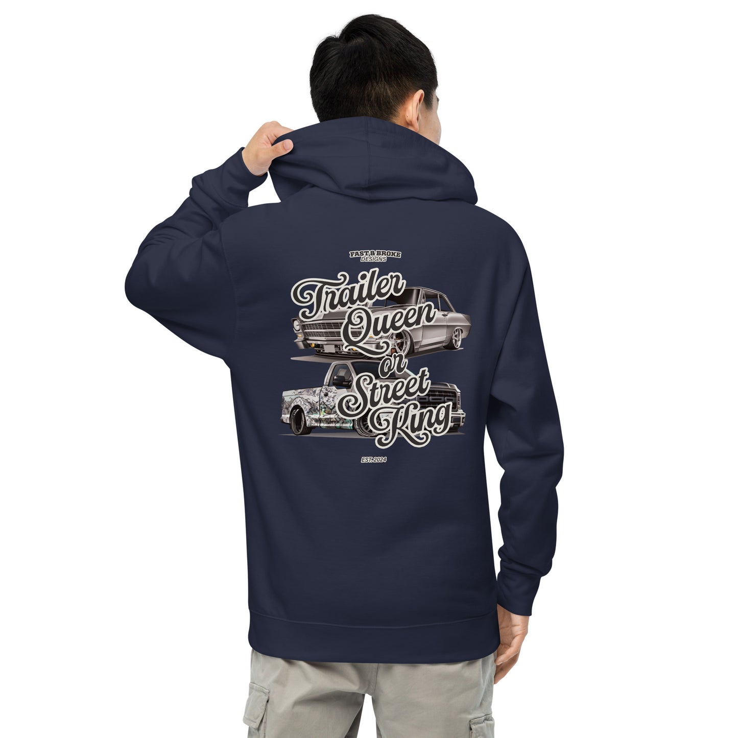 Trailer Queen or Street King Unisex midweight hoodie