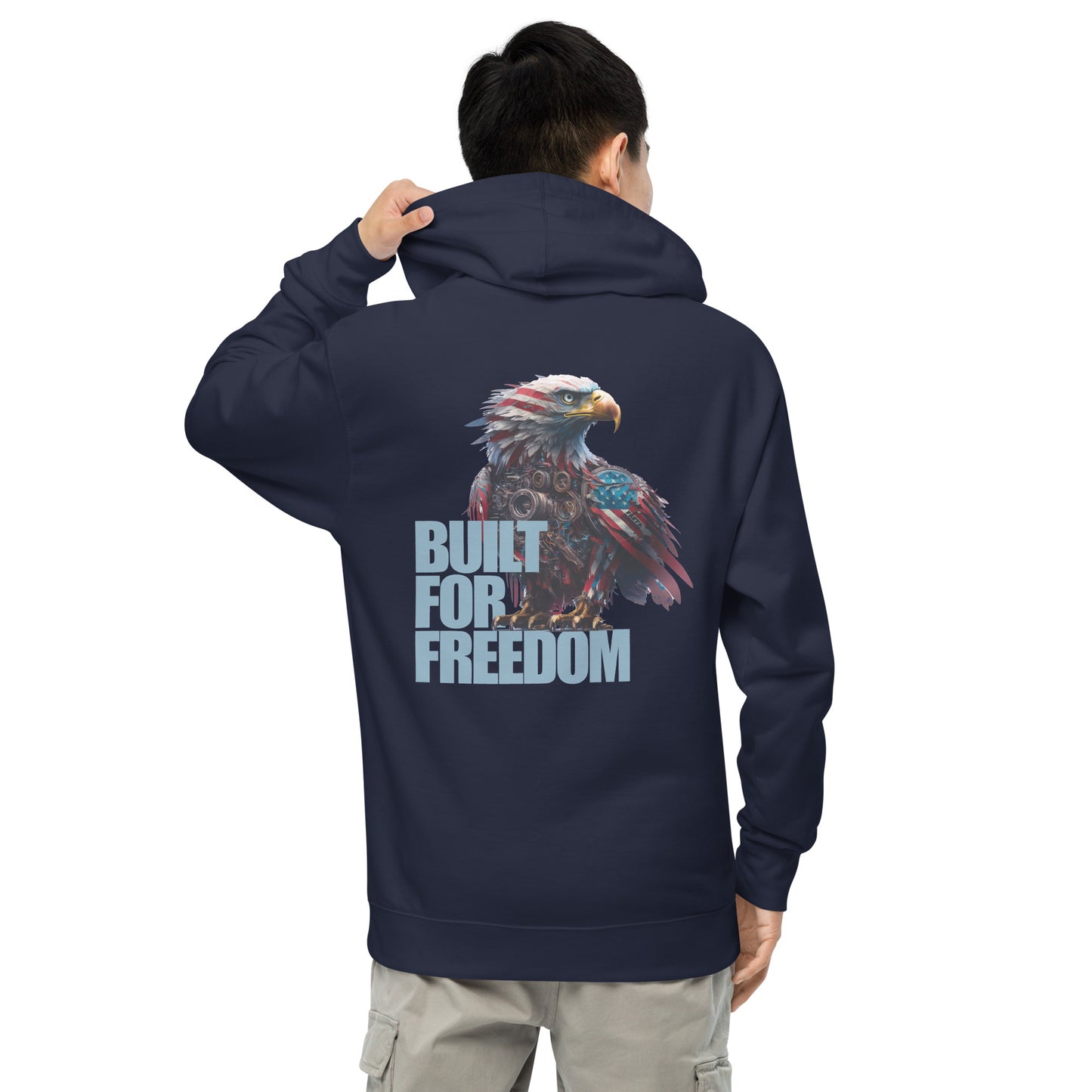 Built For Freedom Unisex midweight hoodie