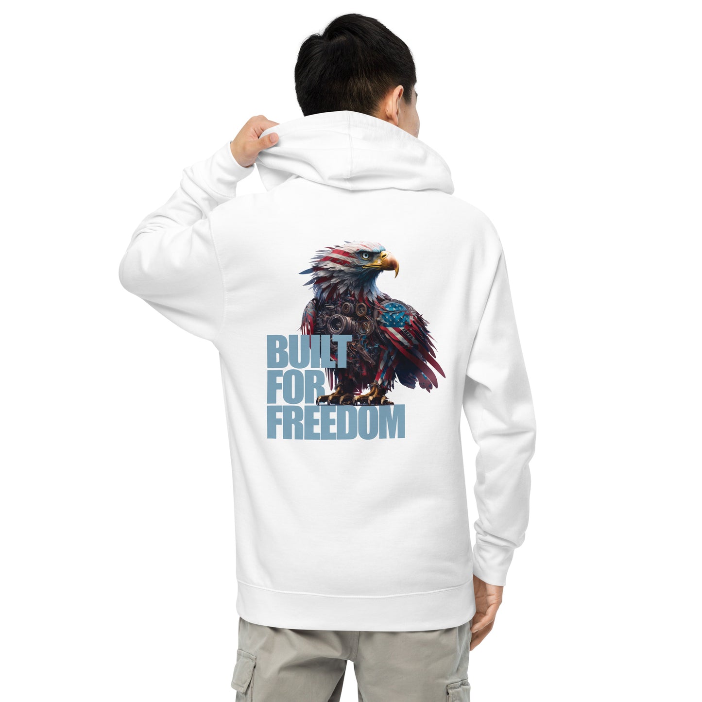 Built For Freedom Unisex midweight hoodie