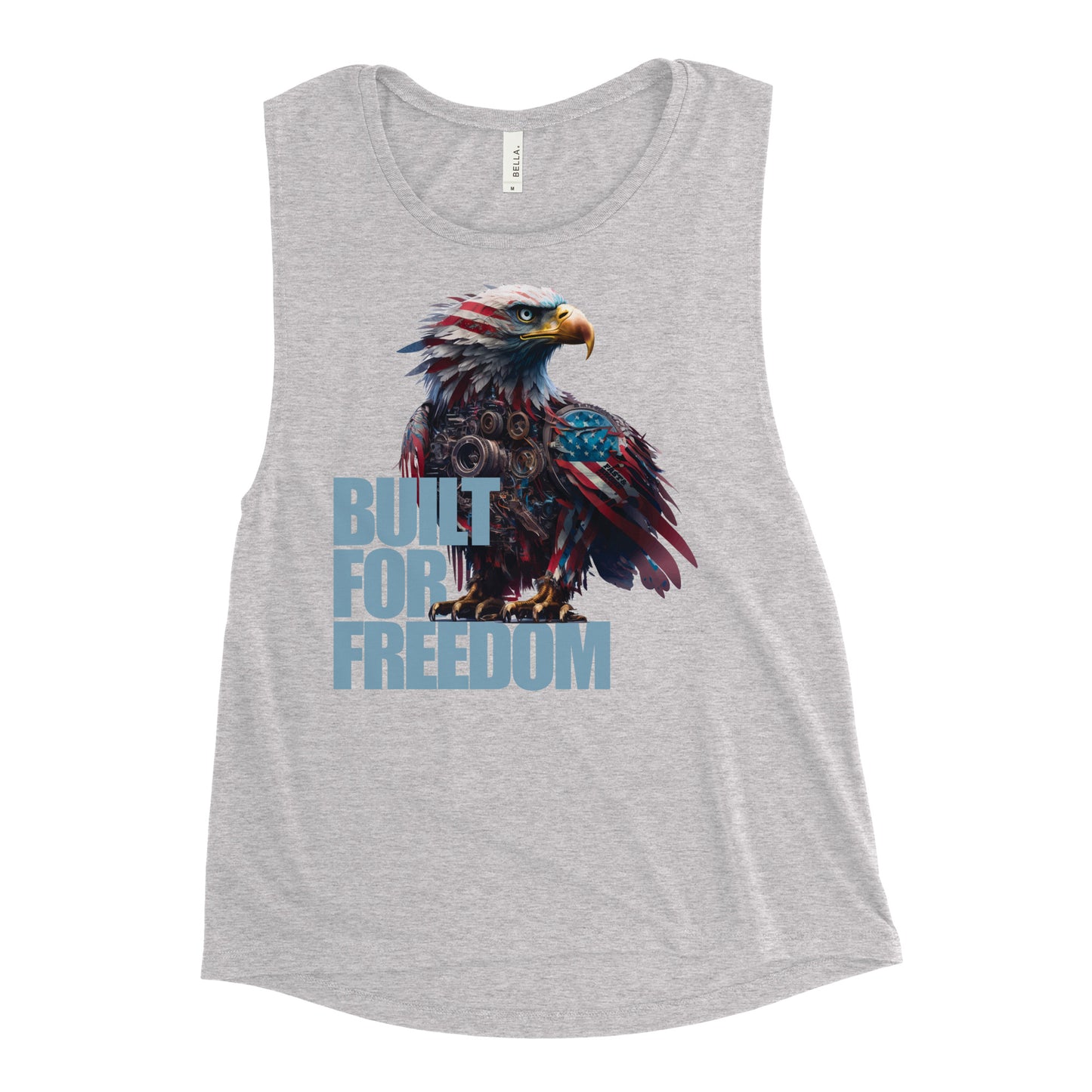 Built For Freedom Ladies’ Muscle Tank