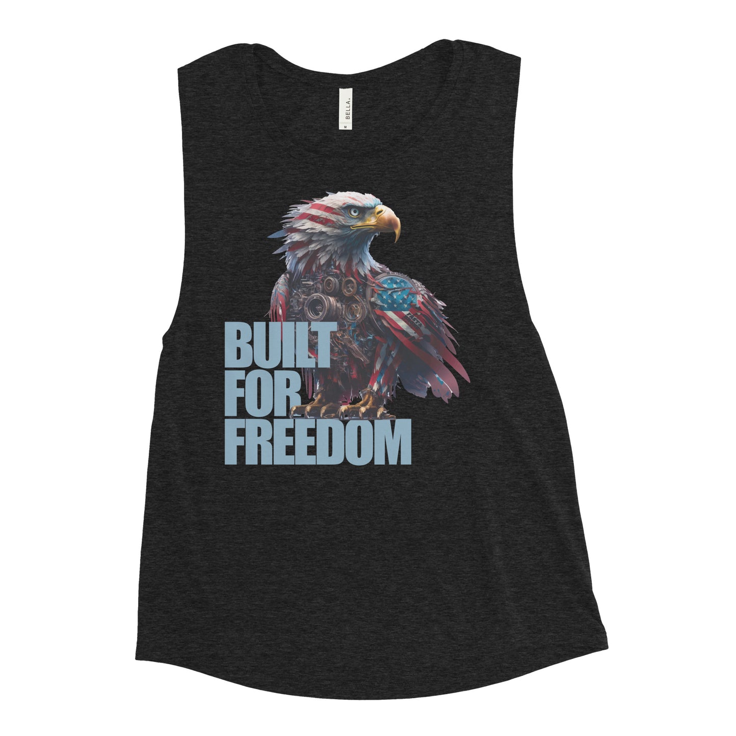 Built For Freedom Ladies’ Muscle Tank