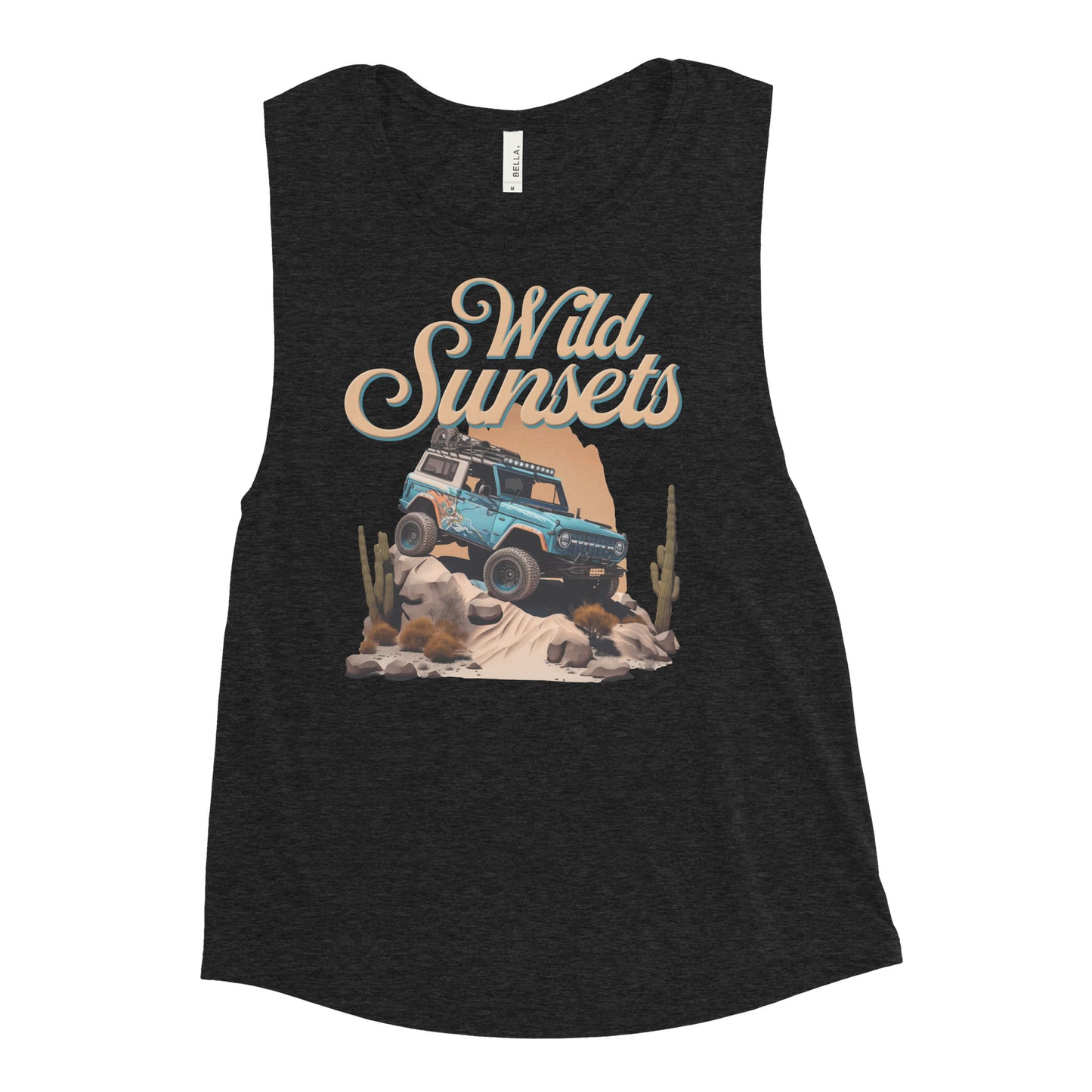 Wild Sunsets Ladies’ Muscle Tank