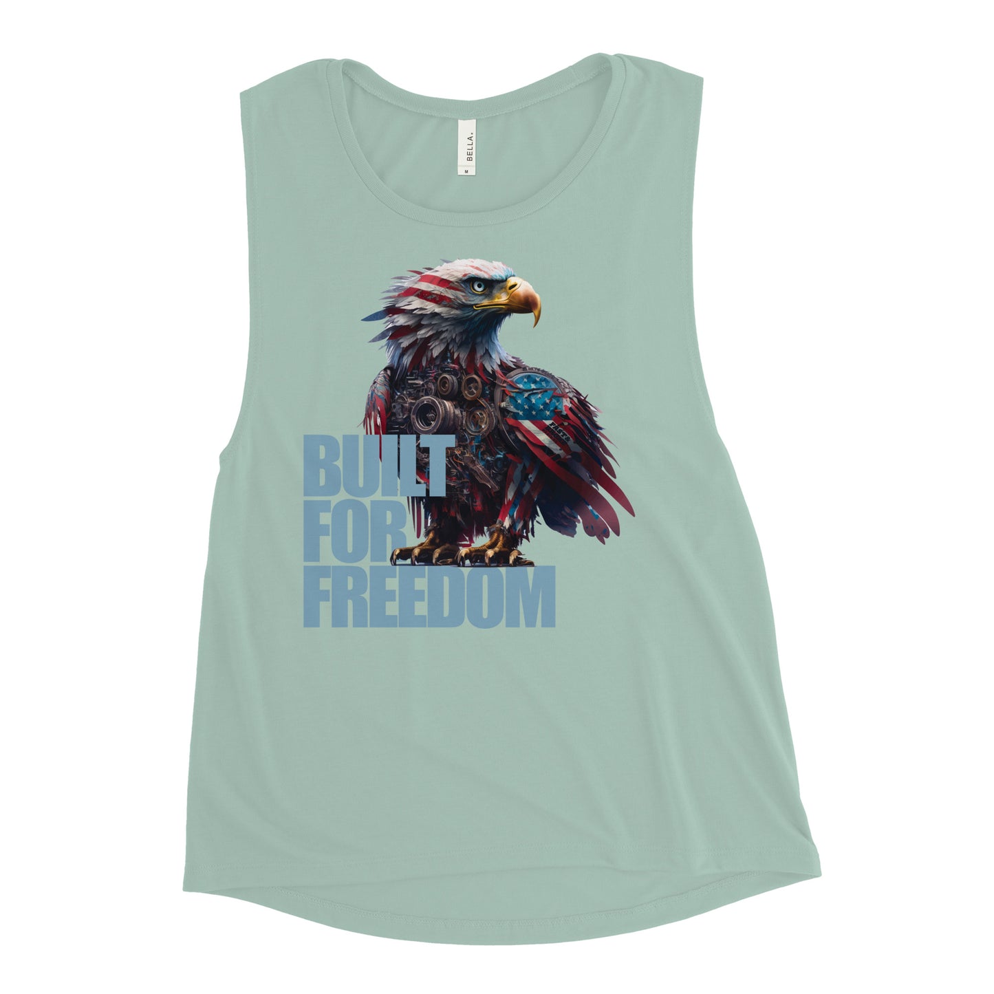 Built For Freedom Ladies’ Muscle Tank