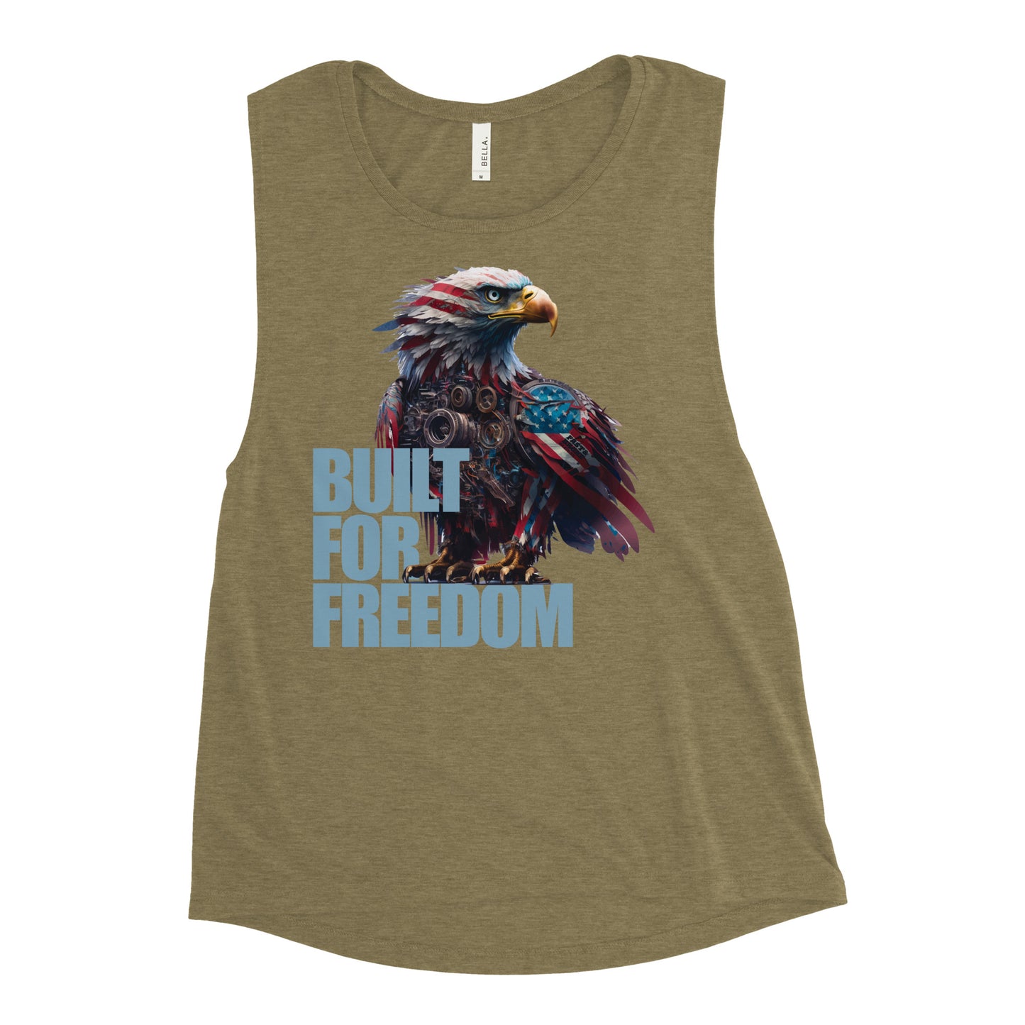 Built For Freedom Ladies’ Muscle Tank