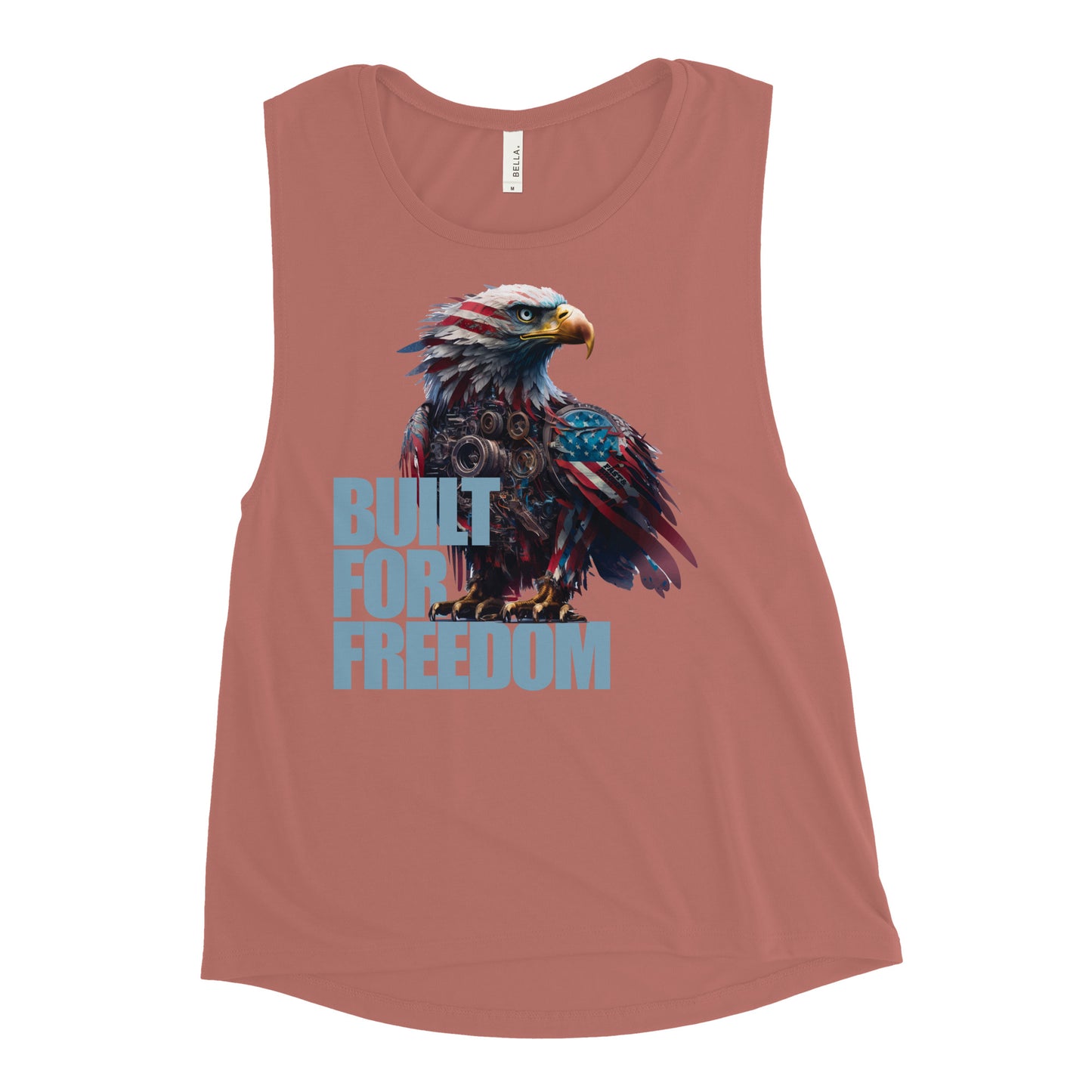 Built For Freedom Ladies’ Muscle Tank