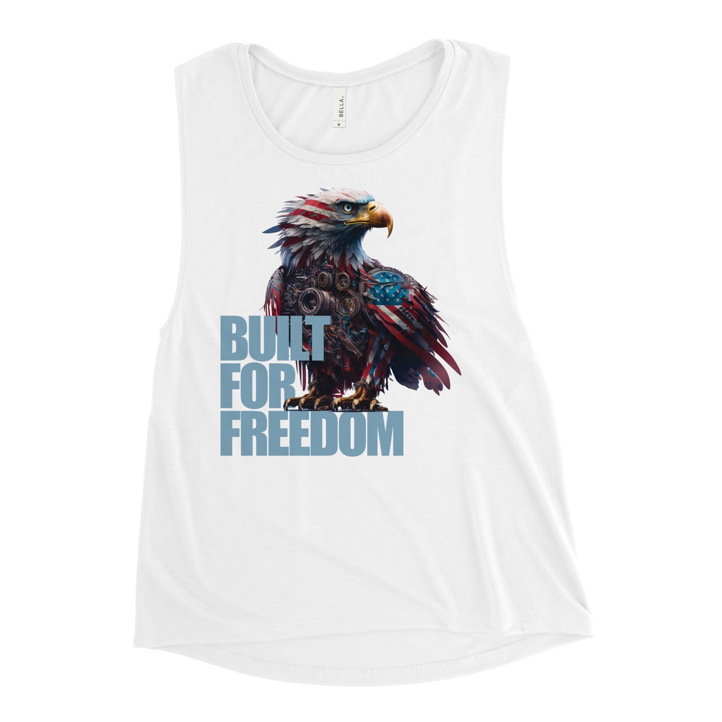 Built For Freedom Ladies’ Muscle Tank