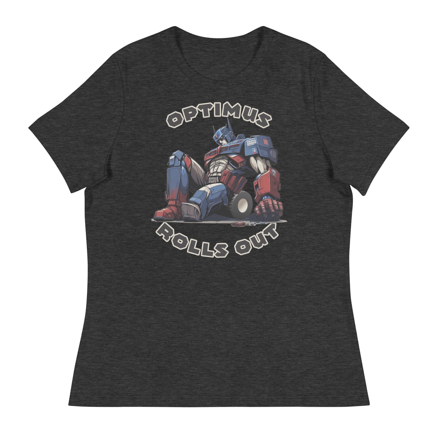 Optimus Rolls Out - Women's Relaxed T-Shirt