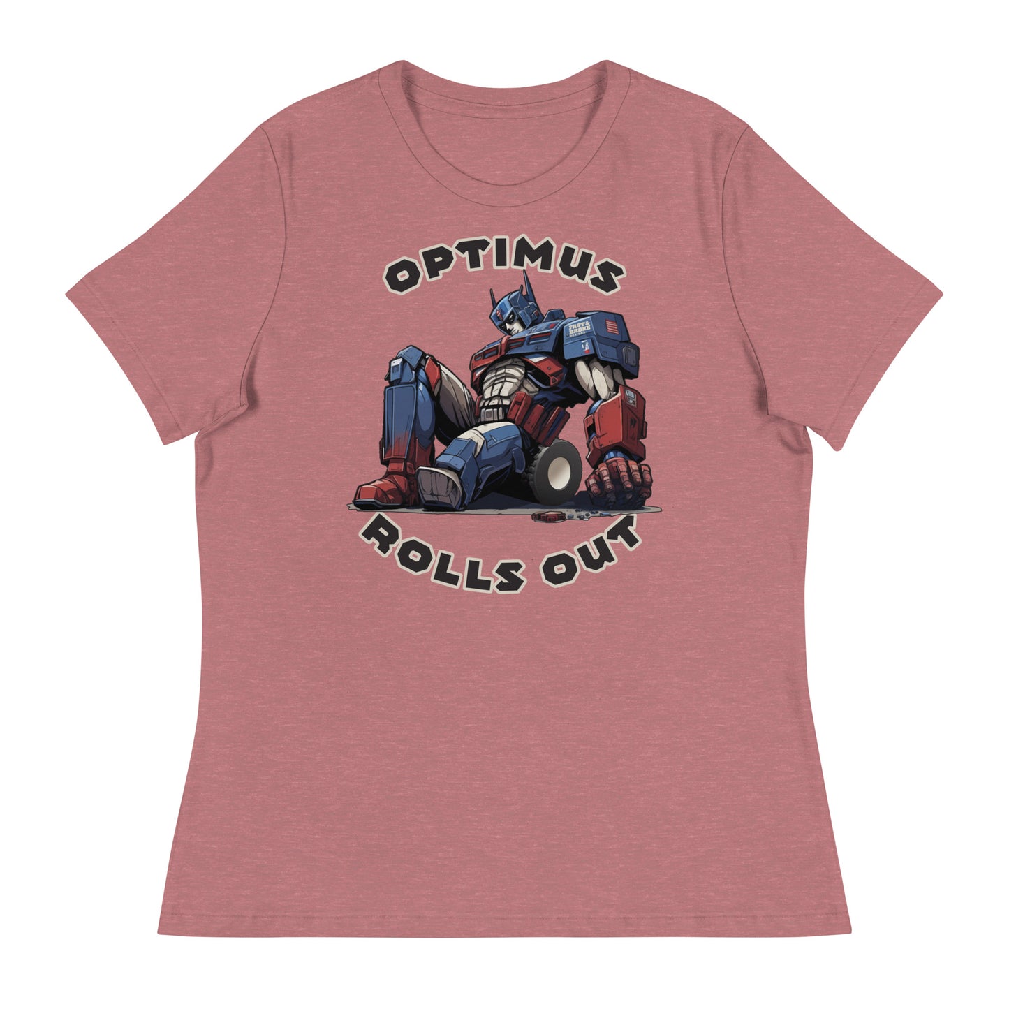 Optimus Rolls Out - Women's Relaxed T-Shirt