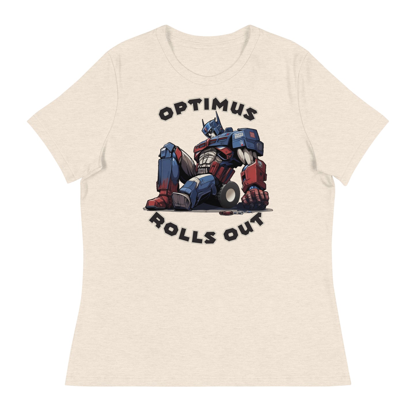 Optimus Rolls Out - Women's Relaxed T-Shirt