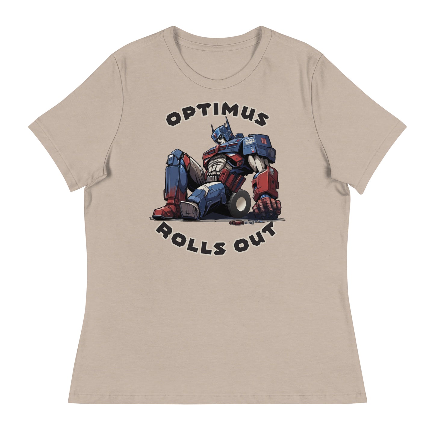 Optimus Rolls Out - Women's Relaxed T-Shirt